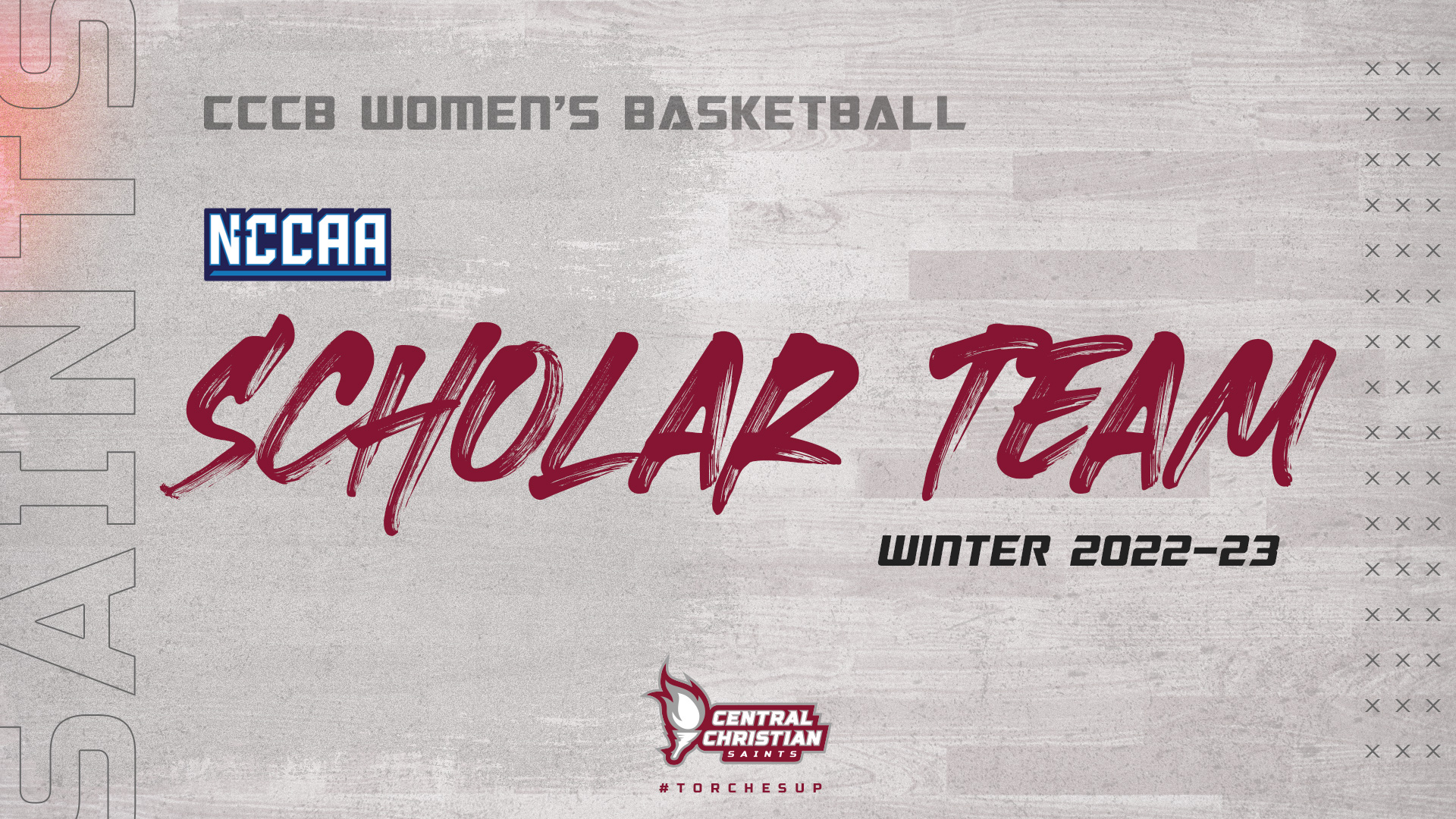 The 2022-23 CCCB Women's Basketball Team earned the Scholar Team award for the winter/spring season with a team GPA of 3.56.