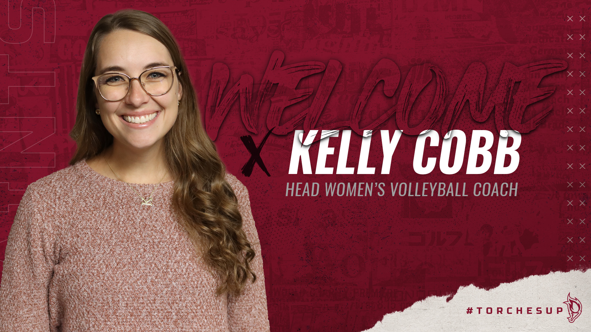 Kelly Cobb was announced as the new head women's volleyball coach on Wednesday by Director of Athletics, Kori Zarzutzki.