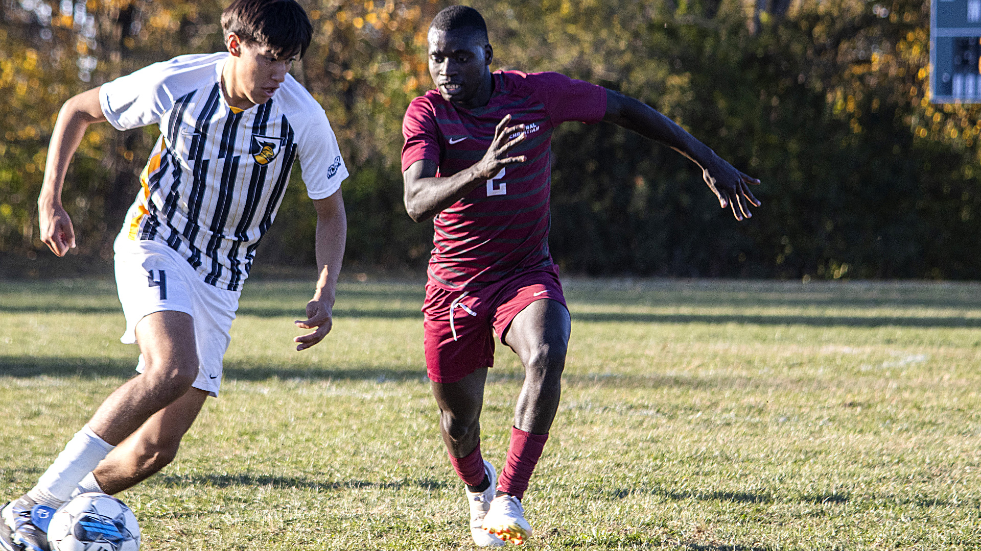 The Saints picked up a win on the first day of the 2025 NCCAA DII Men's Soccer Championships as they defeated Boyce College, 3-2, on Monday. 